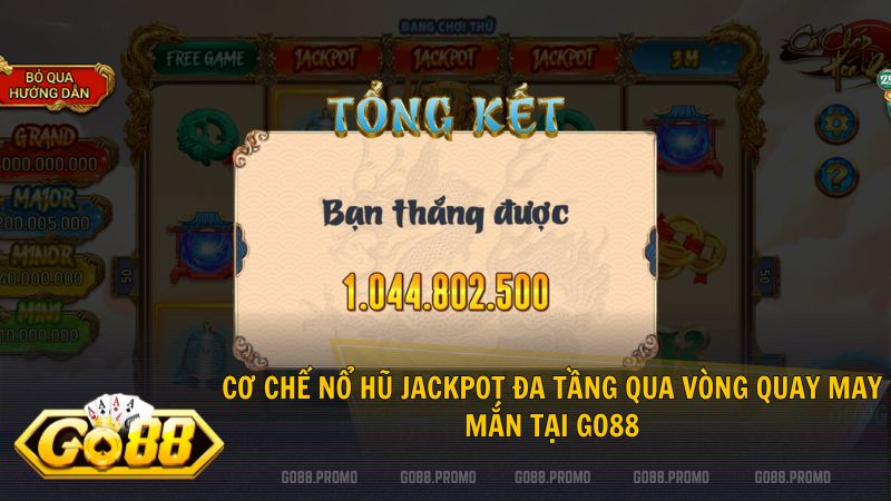 Tận hưởng mười lượt quay miễn phí và cơ hội nhân thưởng liên hoàn tại sảnh Go88