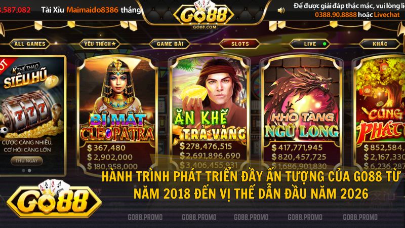 Go88 khẳng định đẳng cấp qua hành trình xây dựng đế chế cá cược uy tín