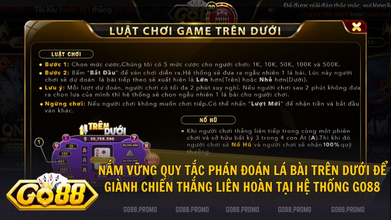 Cơ hội nhân tài khoản gấp nhiều lần với mỗi lựa chọn chính xác tại Go88
