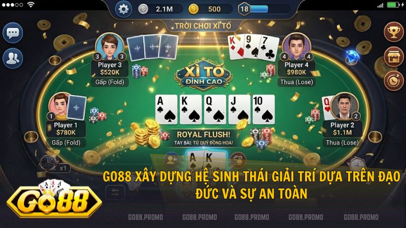 Go88 luôn ưu tiên lợi ích khách hàng bằng việc kiến tạo môi trường chơi có trách nhiệm